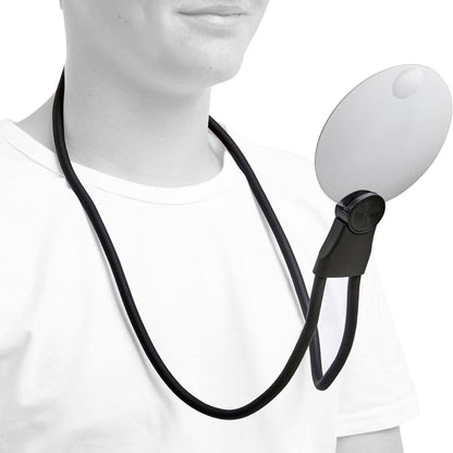 LENTE DI INGRANDIMENTO COLLO MANI LIBERE FLESSIBILE 5X REGOLABILE RICAMO