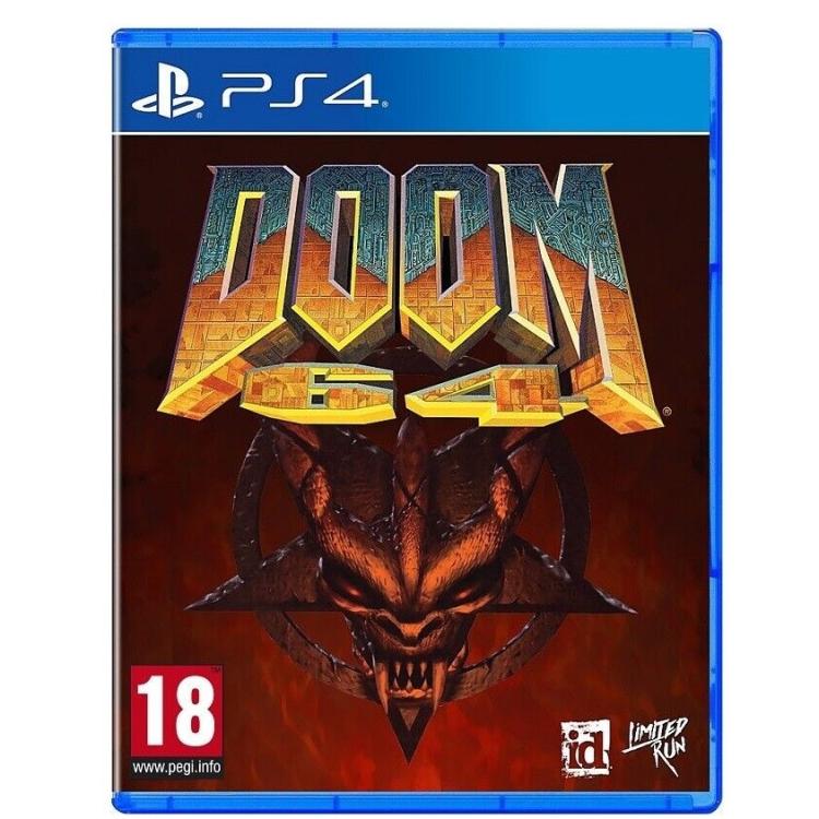 Doom 64 Ps4 Video Game Playstation 4 New Italian Sealed Game Ps5