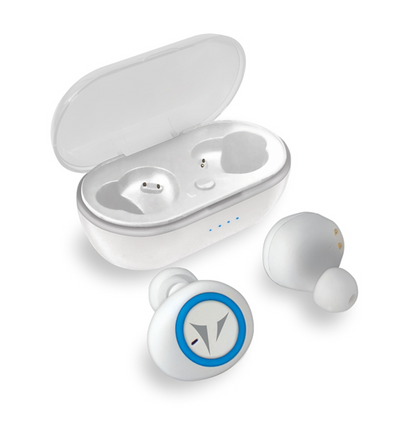 Techmade Bluetooth-Kopfhörer Techbuds Tm-Hp019-Wh Weiß Smartphone Fitness