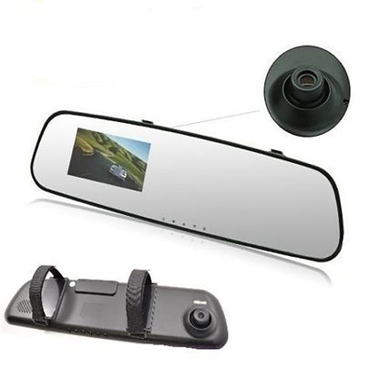 SPECCHIETTO RETROVISORE MONITOR DVR VIDEOREGISTRATORE VIDEO TF TELECAMERA AUTO