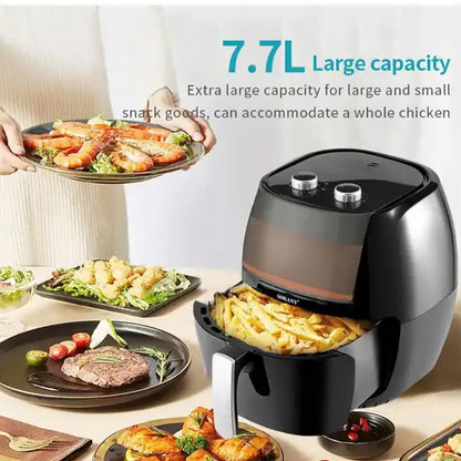 FRIGGITRICE AD ARIA 7.7 LITRI 1800W DIGITALE ARIA CALDA SENZA OLIO TIMER SK-8013