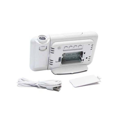 OROLOGIO SVEGLIA DIGITALE PROIETTORE ORARIO DISPLAY LED SPECCHIO ALLARME DS8590L