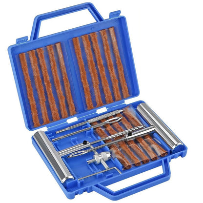 KIT PER RIPARAZIONE GOMME AUTO MOTO VAN TUBLESS EMERGENZA CON VALIGETTA CTC-699