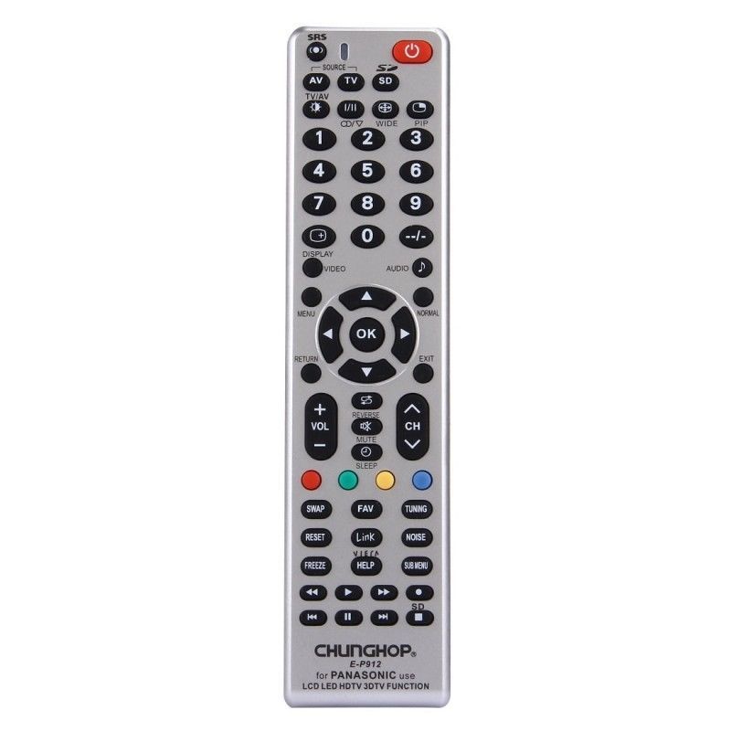 TELECOMANDO COMPATIBILE PANASONIC UNIVERSALE COME ORIGINALE LCD LED SMART E-P912
