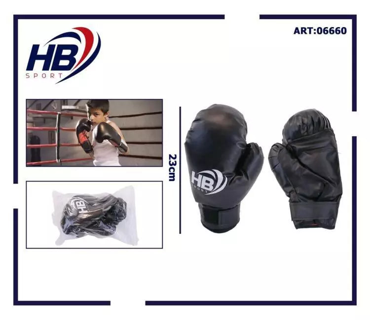 Hb Boxhandschuhe Paar Boxhandschuhe Kinder Für Training Sandsack Schwarz