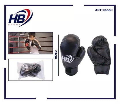 Hb Boxhandschuhe Paar Boxhandschuhe Kinder Für Training Sandsack Schwarz