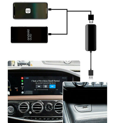 CARPLAY IOS ED ANDROID AUTO DONGLE USB PER AUTORADIO STEREO ANDROID MIRROR LINK