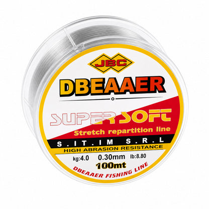 BOBINA LENZA DA PESCA 100 METRI 0.30 mm CARICO 7,50 KG