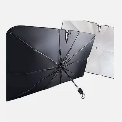 PARASOLE OMBRELLO VETRO ANTERIORE AUTO PARABREZZA PIEGHEVOLE 125X65CM AS-00018