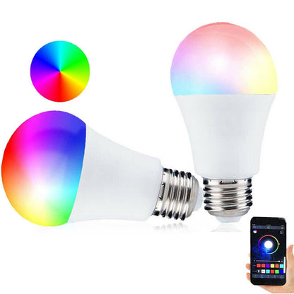LAMPADINA SMART LED WIFI E27 9W RGB EFFETTI DIMMERABILE IOS ANDROID ALEXA GOOGLE
