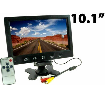 MONITOR LCD 10.1" TFT LCD INCASSO POGGIATESTA AUTO CASA SORVEGLIANZA TELECOMANDO