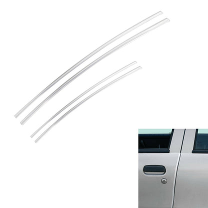 SET 4 SALVAPORTA AUTO TRASPARENTI AD INCASTRO PVC 67CM 87 CM PROTEZIONE PORTIERE