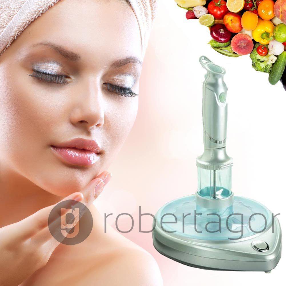 PREPARATORE CREA MASCHERA FACCIALE PEELING PER PULIZIA VISO NATURALI FRUTTA