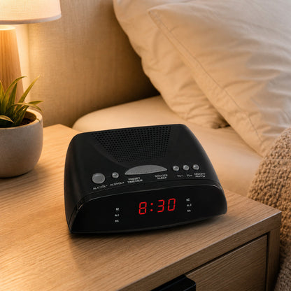 RADIO SVEGLIA DIGITALE DISPLAY LED RADIOSVEGLIA COMODINO FM 20 STAZIONI CR9905