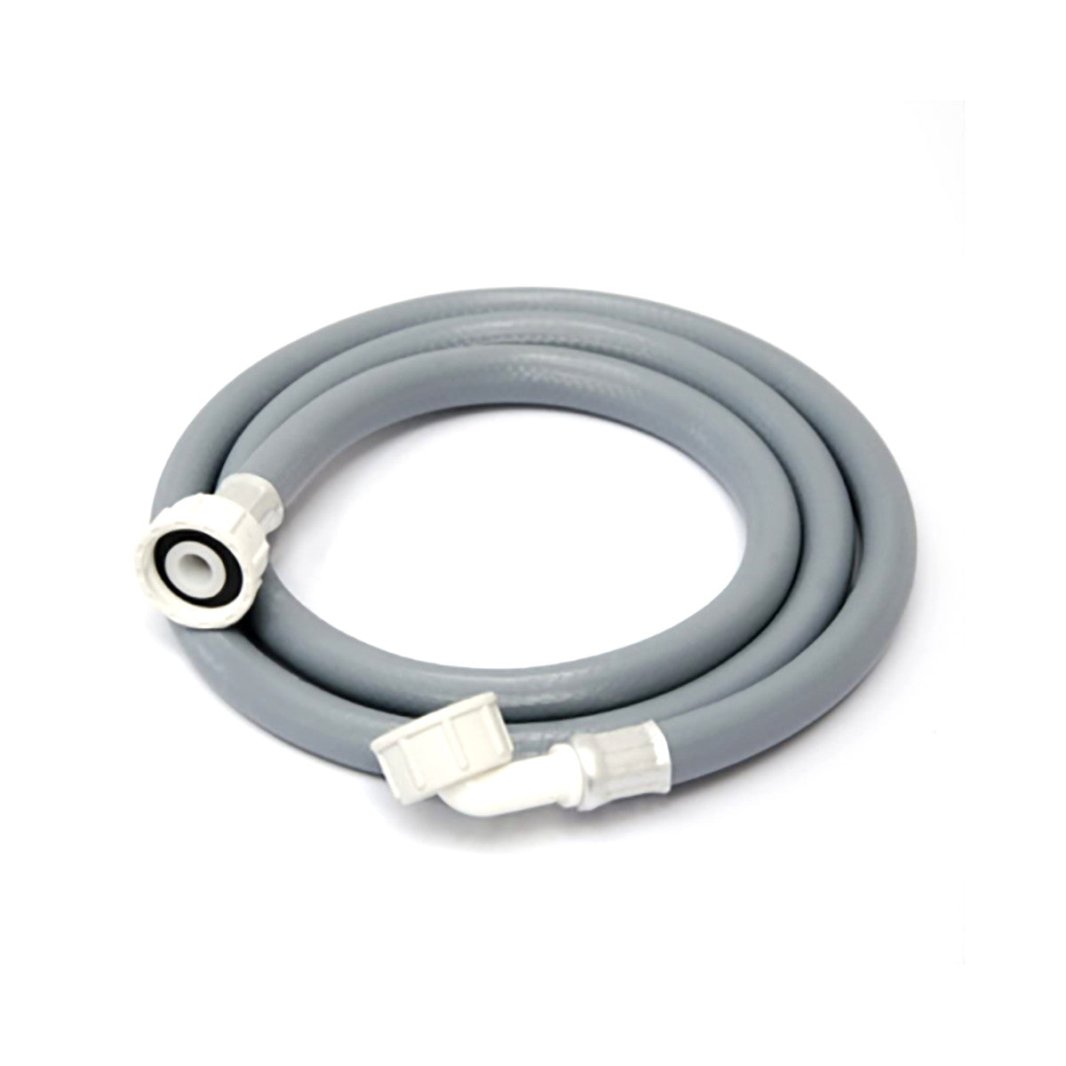TUBO LAVATRICE LAVASTOVIGLIE DI CARICO CURVA 90° 3/4" 200CM GHIERA PVC