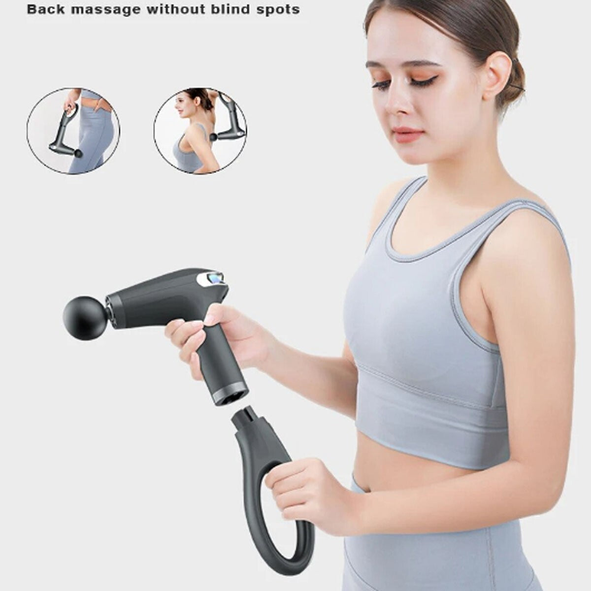 TERAPIA PISTOLA MASSAGGI VIBRAZIONI PERCUSSIONE MASSAGGIATORE MUSCOLARE SCHIENA