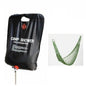 Nylon Garden Hammock Kit 200 X 80 + Solar Camping Shower Summer Sea