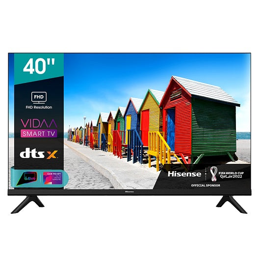 Hisense 40" Smart TV Full HD 40A4Cg Android LED Netflix Dazn Disney Prime Schwarz