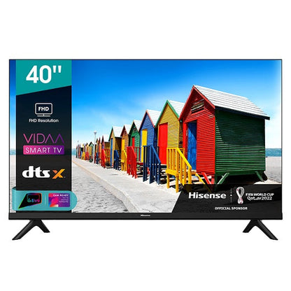 Hisense 40" Smart TV Full HD 40A4Cg Android LED Netflix Dazn Disney Prime Schwarz