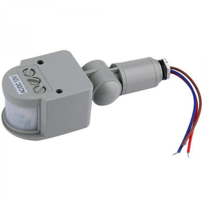 180° Infrarot-Bewegungssensor PIR 220V Dämmerungsschalter LED-Scheinwerfer-Grau