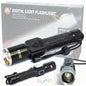 Rechargeable LED Flashlight Torch 7 CREE LEDs 6+1 288000 Lumens 108000W USB 528