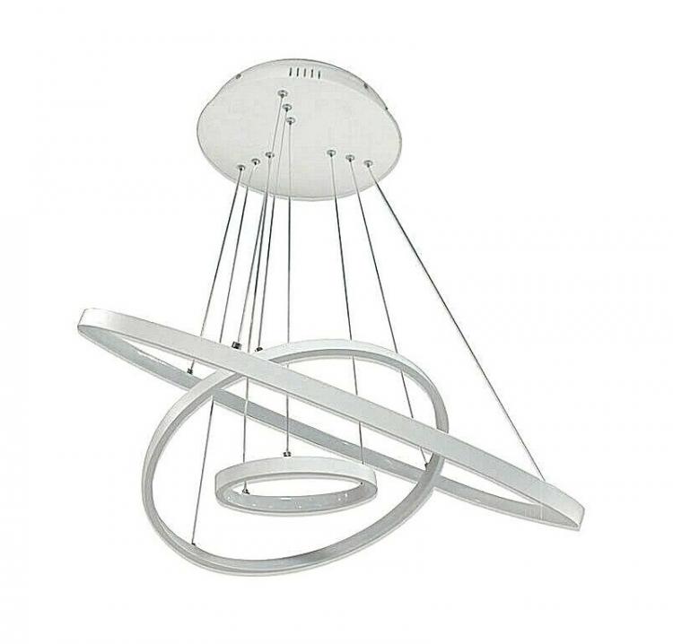 Deckenleuchte Kreise Hängeleuchte LED Höhenverstellbar 48W 3000K/Warmweiß