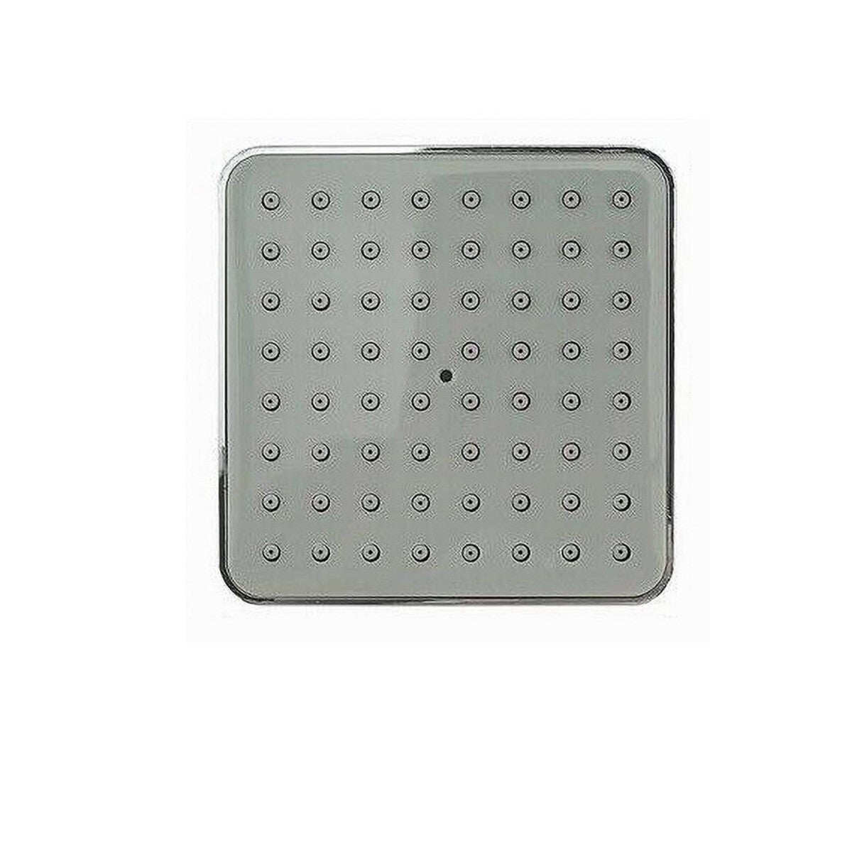 SOFFIONE PER DOCCIA QUADRATO QUADRO 10 CM BAGNO EFFETTO PIOGGIA SOTTILE CROMATO