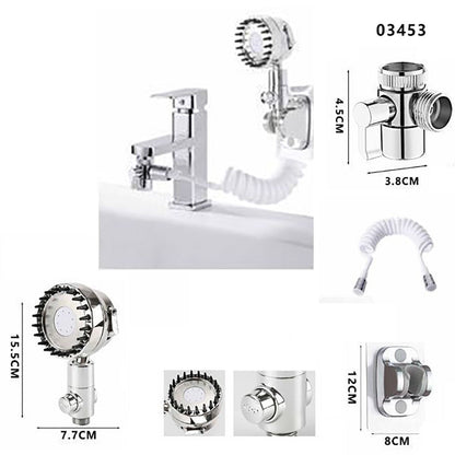 DOCCIA MANO DOCCETTA PORTATILE LAVANDINO TUBO CAMPEGGIO MASSAGGIO CAPELLI 03453