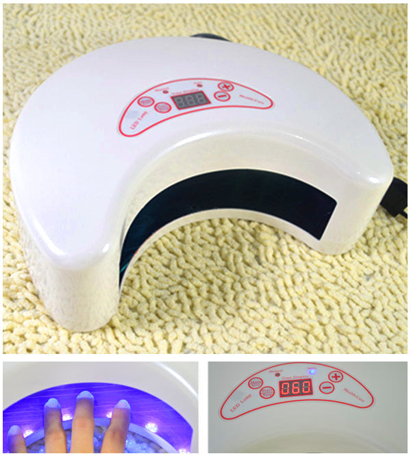 FORNETTO LAMPADA UV   SMALTO NAIL ART CON DISPLAY TIMER 35B