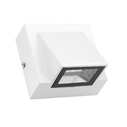 APPLIQUE LED COB IP65 FARETTO 5W LAMPADA MURO PARETE BIANCO LUCE CALDA 4000K*