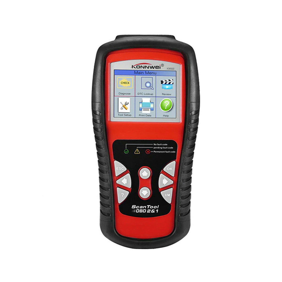 SCANNER DIAGNOSTICO CAN OBD CODICI GUASTI VEICOLO AUTO DIAGNOSTICA KW830