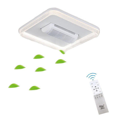 PLAFONIERA LED CON VENTILATORE 36W 500MM SENZA PALE LUCE CALDA FREDDA ET-31528