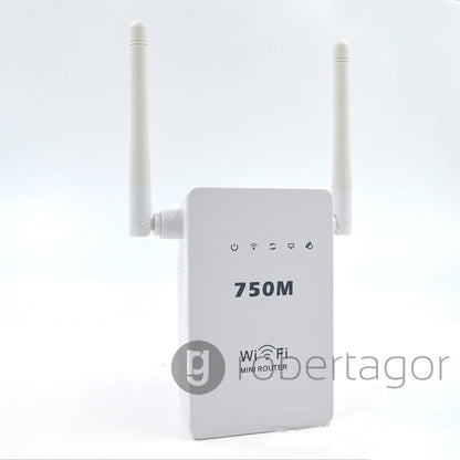 MINI ROUTER WIRELESS N FUNZIONE WPS ACCESS POINT E RIPETITORE WIFI 750 MBPS