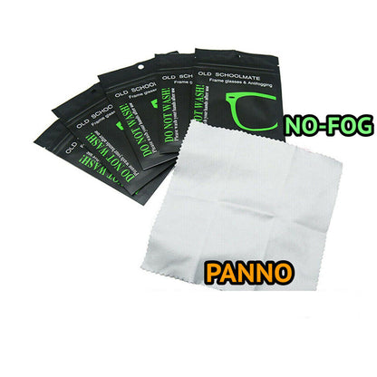 SET 5 PANNI ANTI APPANNAMENTO OCCHIALI PANNO MULTIUSO SOLE VISTA ANTI NO FOG