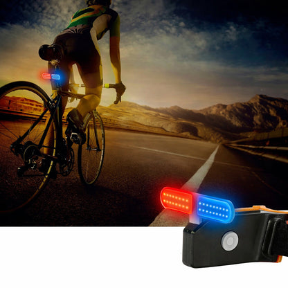 LUCE POSTERIORE BICI LUCI DI CODA RICARICABILE USB IMPERMEABILE BICICLETTA 0082