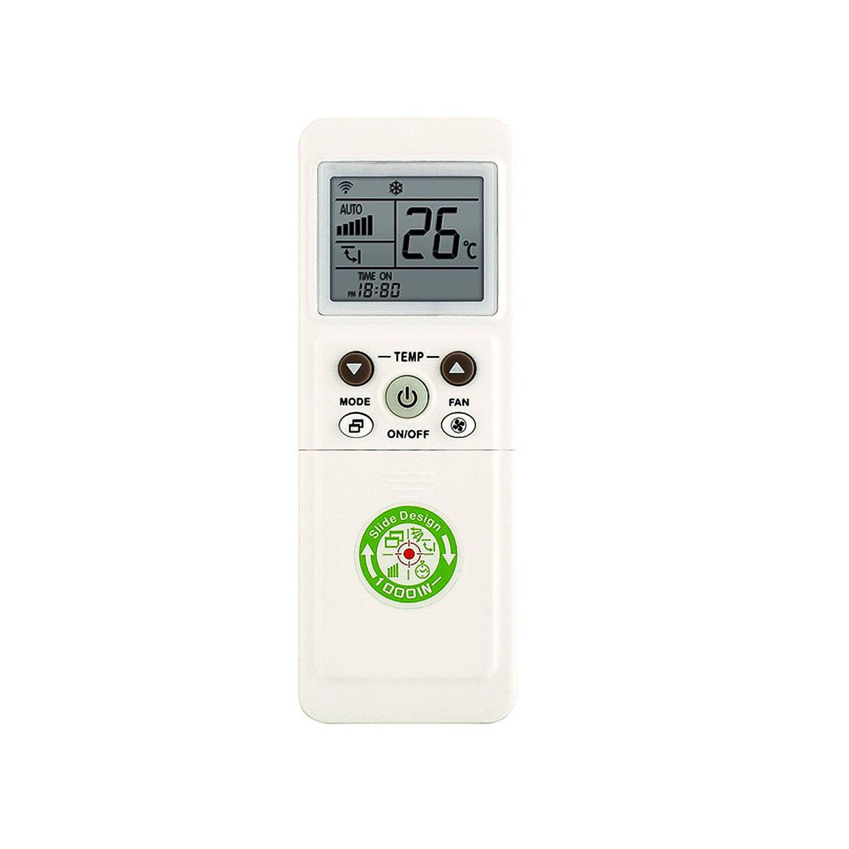 TELECOMANDO UNIVERSALE PER CLIMATIZZATORE A/C CONDIZIONATORE DI ARIA K-1038E