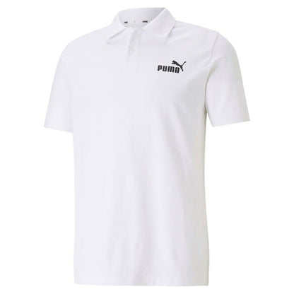 Puma Polo manica corta da uomo in cotone pique 586674-02 bianco