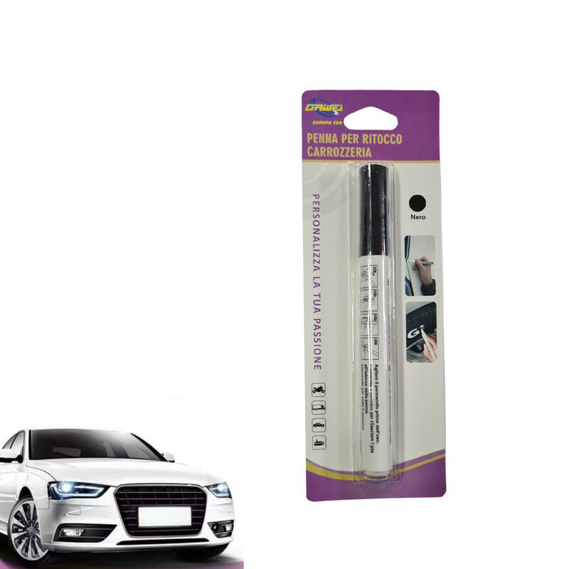 PENNA PENNARELLO RITOCCO GRAFFI CARROZZERIA ELIMINA RIPARA AUTO MOTO NERO