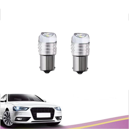 COPPIA LAMPADINE 3 LED SMD 1156 AUTO LUCE 6000K 1.5W LAMPADINA BIANCA 12V 02743