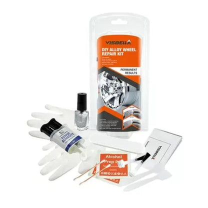 KIT RIPARAZIONE RIPARA RECUPERA CERCHI IN LEGA AUTO SUV MOTO CERCHIONI GRAFFI