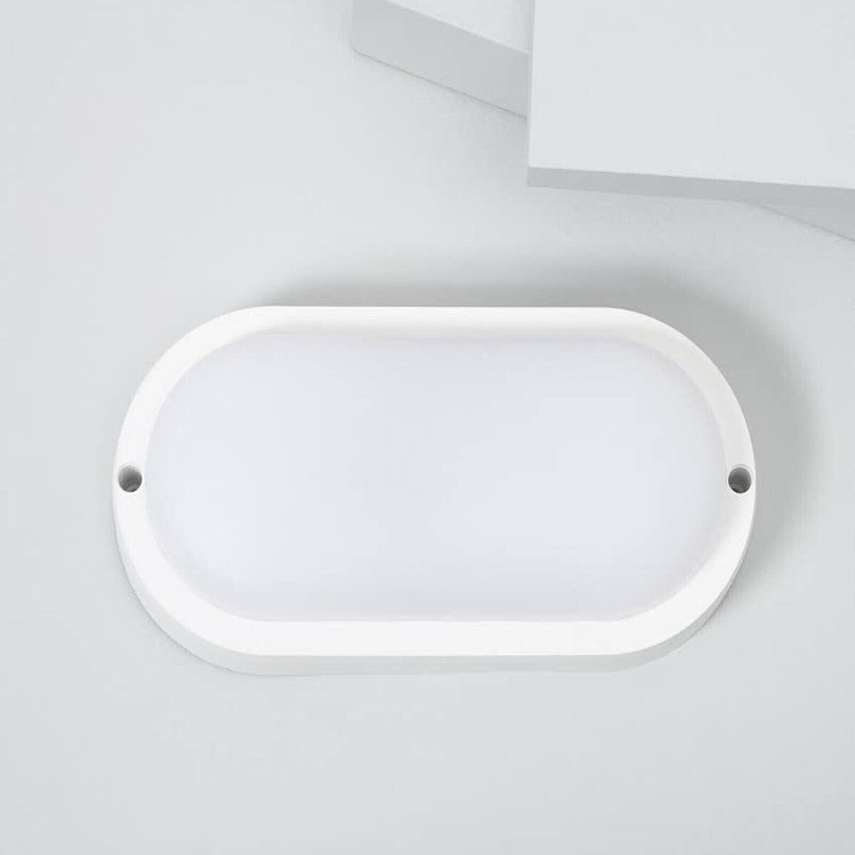 LAMPADA LED PARETE APPLIQUE OVALE 12W LUCE CALDA 3000K INTERNI ESTERNI FC-103