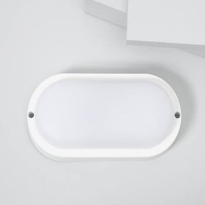 LAMPADA LED PARETE APPLIQUE OVALE 12W LUCE CALDA 3000K INTERNI ESTERNI FC-103