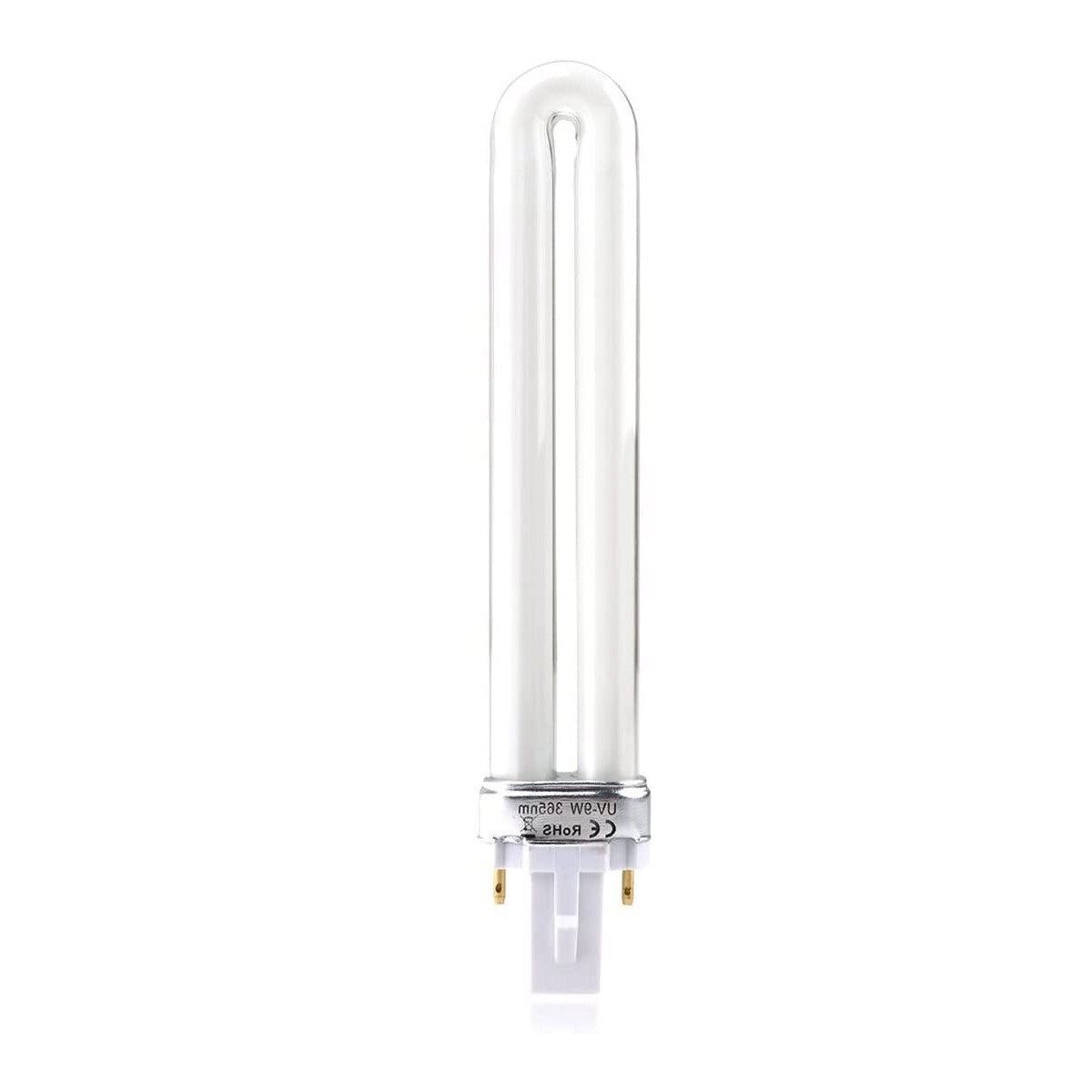 LAMPADINA 9W LED UV RICAMBIO MANICURE UNGHIE FORNETTO MACCHINA NAILS BULBO 9W-L
