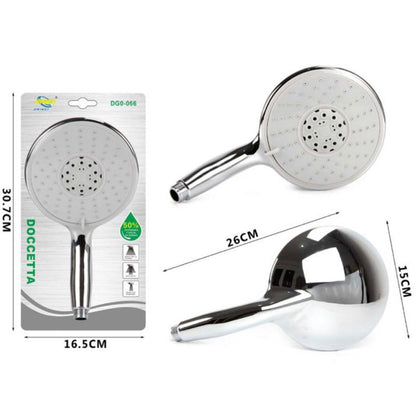 SOFFIONE DOCCIA  BAGNO DOCCETTA DOCCINO CORNETTA MODERNO CROMATO 01967