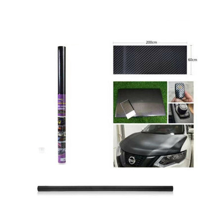 PELLICOLA CARBONIO 3D ADESIVA ADESIVO FOGLIO 60x200CM CAR WRAPPING AUTO MOTO