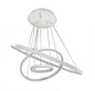 Chandelier Circles Ceiling Led Adjustable Suspension 48W 6500K/Cool White