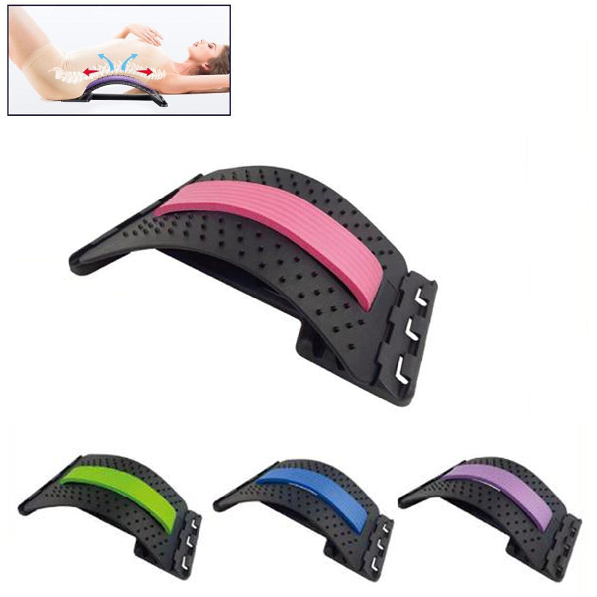 SUPPORTO LOMBARE MASSAGGIO SCHIENA AGOPUNTURA POSTURALI ESERCIZI Workout RELAX*