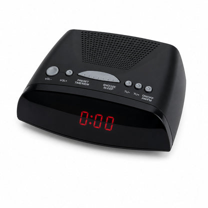RADIO SVEGLIA DIGITALE DISPLAY LED RADIOSVEGLIA COMODINO FM 20 STAZIONI CR9905