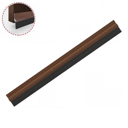 PARAFREDDO PARASPIFFERI SOTTOPORTA ADESIVI PVC RIGIDO CON GOMMA 100CM MARRONE