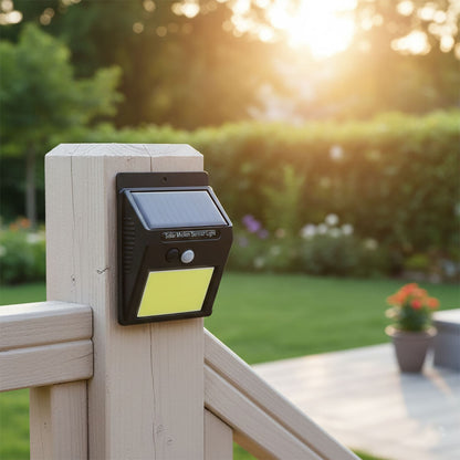 LAMPADA FARO LUCE FARETTO ESTERNO ENERGIA SOLARE 48 LED SENSORE MOVIMENTO